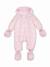 Combinaison fille à capuche Rose clair 1 - vertbaudet enfant 