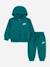 Ensemble 2 pièces gilet à capuche et bas Bleu canard 1 - vertbaudet enfant 