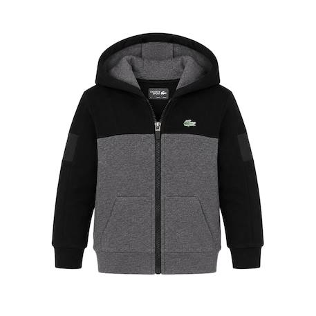 Ensemble de survêtement garçon en coton Gris, noir. 1 - vertbaudet enfant 