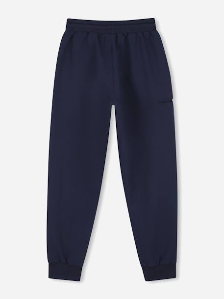 Jogging garçon taille élastique Bleu foncé+Camel 2 - vertbaudet enfant 
