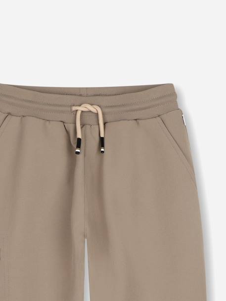 Jogging garçon taille élastique Bleu foncé+Camel 6 - vertbaudet enfant 