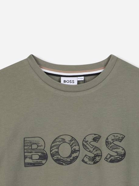 T-shirt  garçon col rond Bleu+Noir+Vert 9 - vertbaudet enfant 