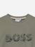 T-shirt  garçon col rond Bleu+Noir+Vert 9 - vertbaudet enfant 