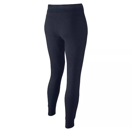 Pantalon de survêtement fille en coton Bleu+Noir 2 - vertbaudet enfant 