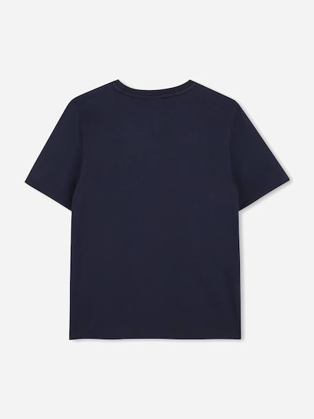T-shirt  garçon col rond Blanc+Bleu 5 - vertbaudet enfant 