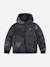 Doudoune garçon à capuche Noir / gris foncé 1 - vertbaudet enfant 