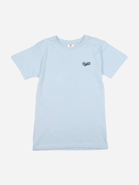T-shirt  garçon col rond Blanc+Bleu clair+Bleu foncé 6 - vertbaudet enfant 
