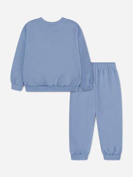 Ensemble deux pièces pour bébé sweat à col rond et pantalon confortable Beige+Beige foncé+Bleu ciel+Bleu clair+Gris+Vert+Vert menthe+Violet 15 - vertbaudet enfant 