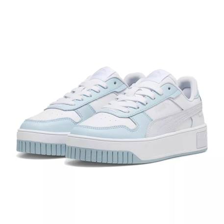 Baskets enfant en cuir Blanc 3 - vertbaudet enfant 