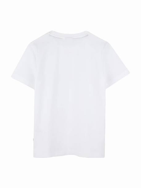 T-shirt  garçon col rond Blanc 2 - vertbaudet enfant 