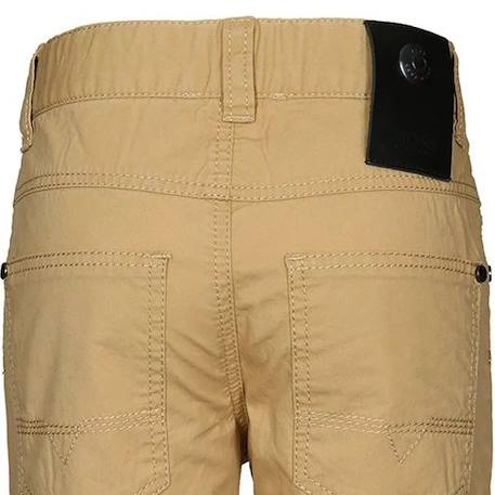 Short garçon, bermuda enfant en coton Beige foncé+Bleu nuit+Jaune foncé+Rouge vif 2 - vertbaudet enfant 