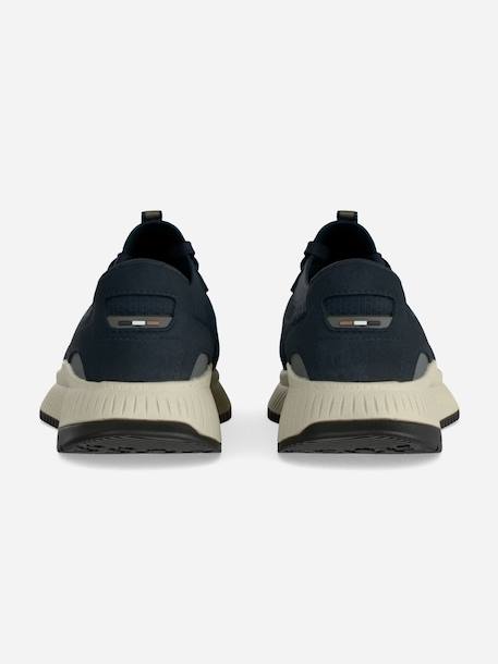 Basket garçon a lacets Bleu foncé+Noir 3 - vertbaudet enfant 
