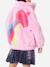Veste fille à fausse fourrure Multicouleur 4 - vertbaudet enfant 