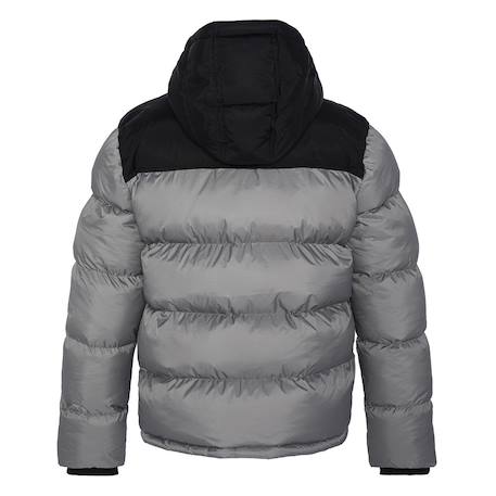 Doudoune garçon Argent+Noir 2 - vertbaudet enfant 