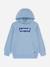 Sweat garçon à capuche Bleu clair 1 - vertbaudet enfant 