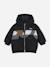 Blouson garçon à capuche Noir 1 - vertbaudet enfant 