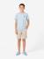 T-shirt  garçon col rond Blanc+Bleu clair+Bleu foncé 5 - vertbaudet enfant 