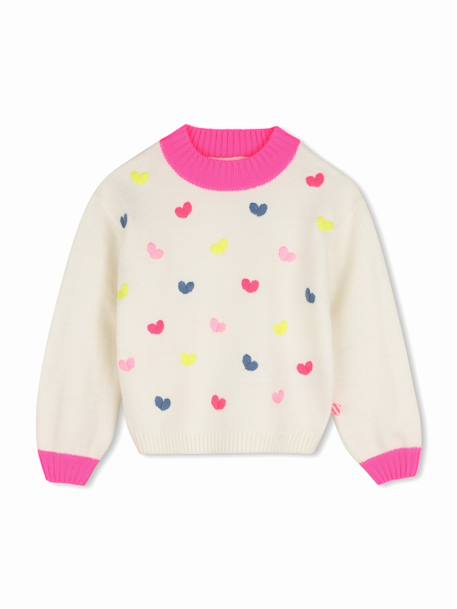 Pull col rond Multicouleur 1 - vertbaudet enfant 