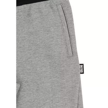 Short garçon en coton Gris, noir 3 - vertbaudet enfant 