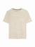 T-shirt  garçon col rond Beige 1 - vertbaudet enfant 