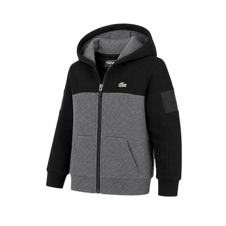 Ensemble de survêtement garçon en coton Gris, noir. 2 - vertbaudet enfant 
