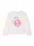 T-shirt fille manches longues Blanc cassé 1 - vertbaudet enfant 