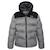 Doudoune garçon Argent+Noir 1 - vertbaudet enfant 