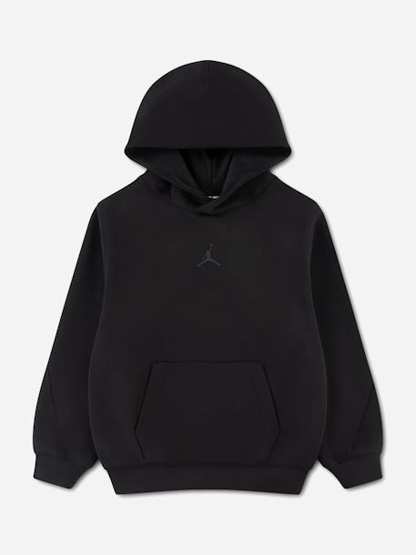 Sweat garçon à capuche Noir+Orange 1 - vertbaudet enfant 