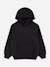 Sweat garçon à capuche Noir+Orange 1 - vertbaudet enfant 