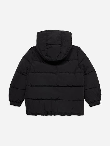 Doudoune garçon à capuche Bleu foncé+Noir 4 - vertbaudet enfant 