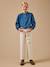 Chemise en denim fille Denim bleu 4 - vertbaudet enfant 