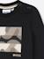 T-shirt garçon manches longues Blanc+Noir / beige 5 - vertbaudet enfant 