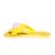 Sandales fille en cuir Jaune citron, blanc+Jaune foncé+Rose clair 9 - vertbaudet enfant 