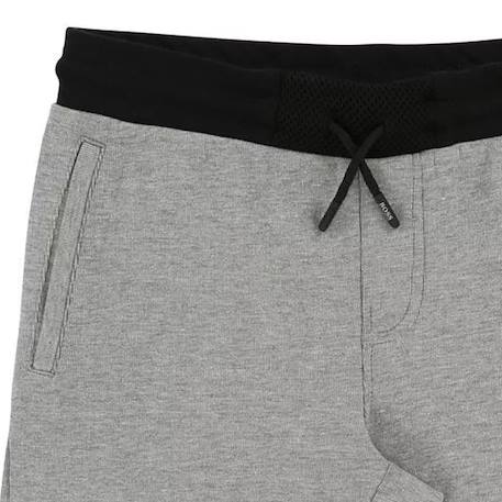 Short garçon en coton Gris, noir 2 - vertbaudet enfant 