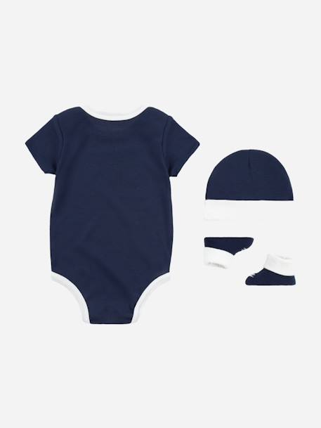 Bodies garçon en coffret Blanc / noir+Bleu+Bleu foncé  / blanc 8 - vertbaudet enfant 