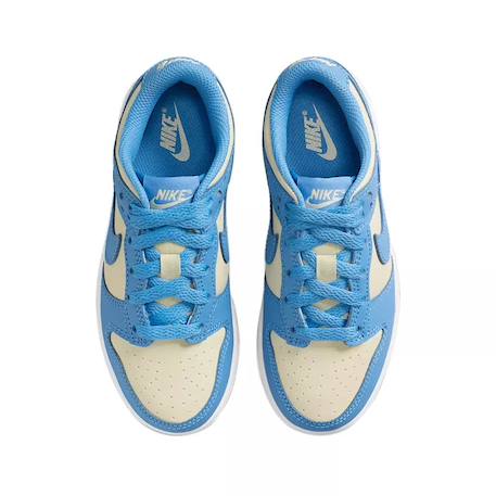 Baskets enfant en cuir Bleu et beige 5 - vertbaudet enfant 
