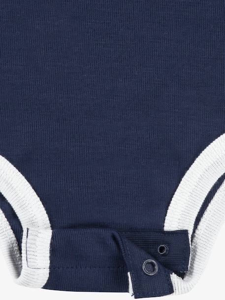 Bodies garçon en coffret Blanc / noir+Bleu+Bleu foncé  / blanc 9 - vertbaudet enfant 