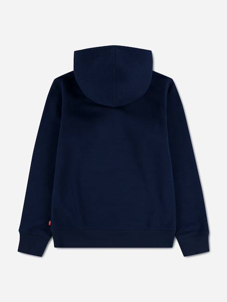 Sweat garçon à capuche Bleu+Noir 2 - vertbaudet enfant 