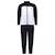 Ensemble de survêtement garçon Noir, blanc 1 - vertbaudet enfant 