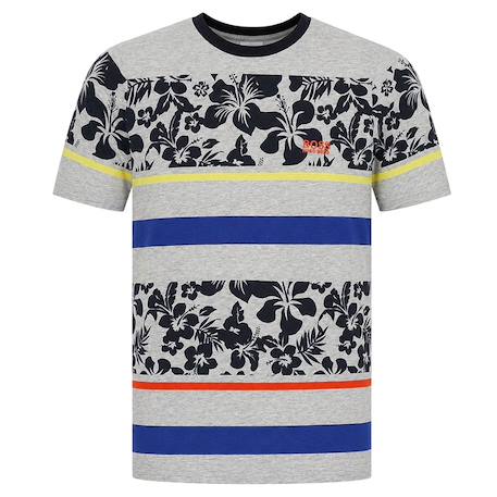 Tee-shirt garçon en coton Gris, noir, bleu, jaune, rouge 1 - vertbaudet enfant 