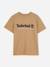 T-shirt  garçon à manches courtes Blanc+Marron clair 4 - vertbaudet enfant 