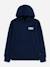 Sweat garçon à capuche Bleu+Noir 1 - vertbaudet enfant 