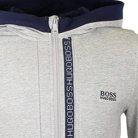 Sweat garçon en coton Bleu, gris+Gris, bleu marine 5 - vertbaudet enfant 