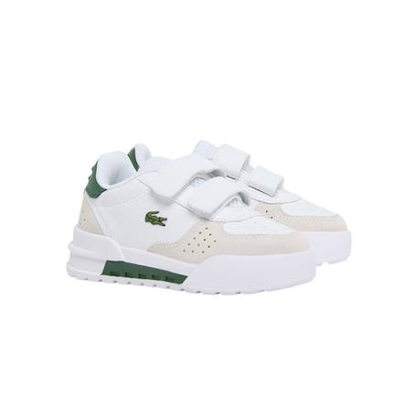 Baskets garçon Blanc, beige, vert+Noir foncé 4 - vertbaudet enfant 