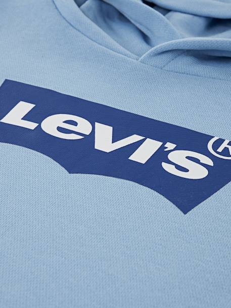 Sweat garçon à capuche Bleu clair 3 - vertbaudet enfant 