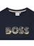 T-shirt  garçon col rond Bleu+Noir+Vert 3 - vertbaudet enfant 