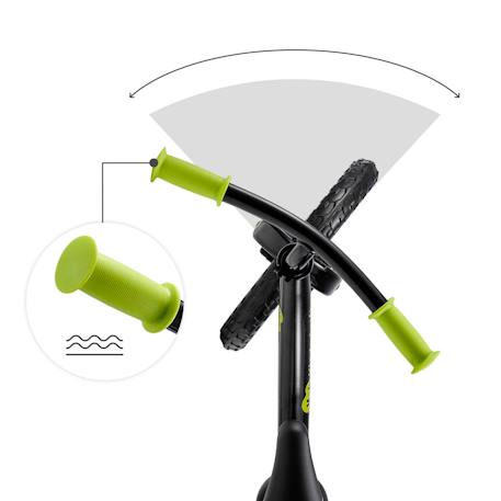 Draisienne 2WAY NEXT avec Selle et Guidon Réglables, Roues EVA Sans Gonflage, Cadre Léger 3 kg et EN 71-1 Bleu+Menthe+Noir+Rose+Vert 15 - vertbaudet enfant 
