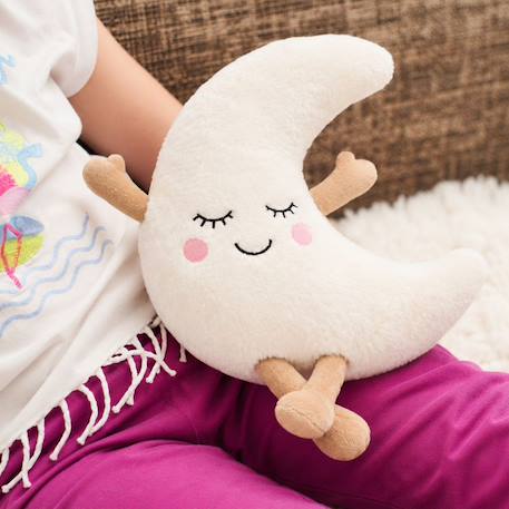 Bouillotte déhoussable lune Blanc 1 - vertbaudet enfant 
