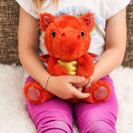 Peluche bouillotte dragon Rouge 1 - vertbaudet enfant 