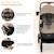 Poussette 2 en 1 Kinderkraft YOXI avec Nacelle Pliable, Siège Réversible, Roues Increvables et UPF50+ Beige+Vert 5 - vertbaudet enfant 